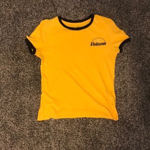 Yellow Volcom shirt